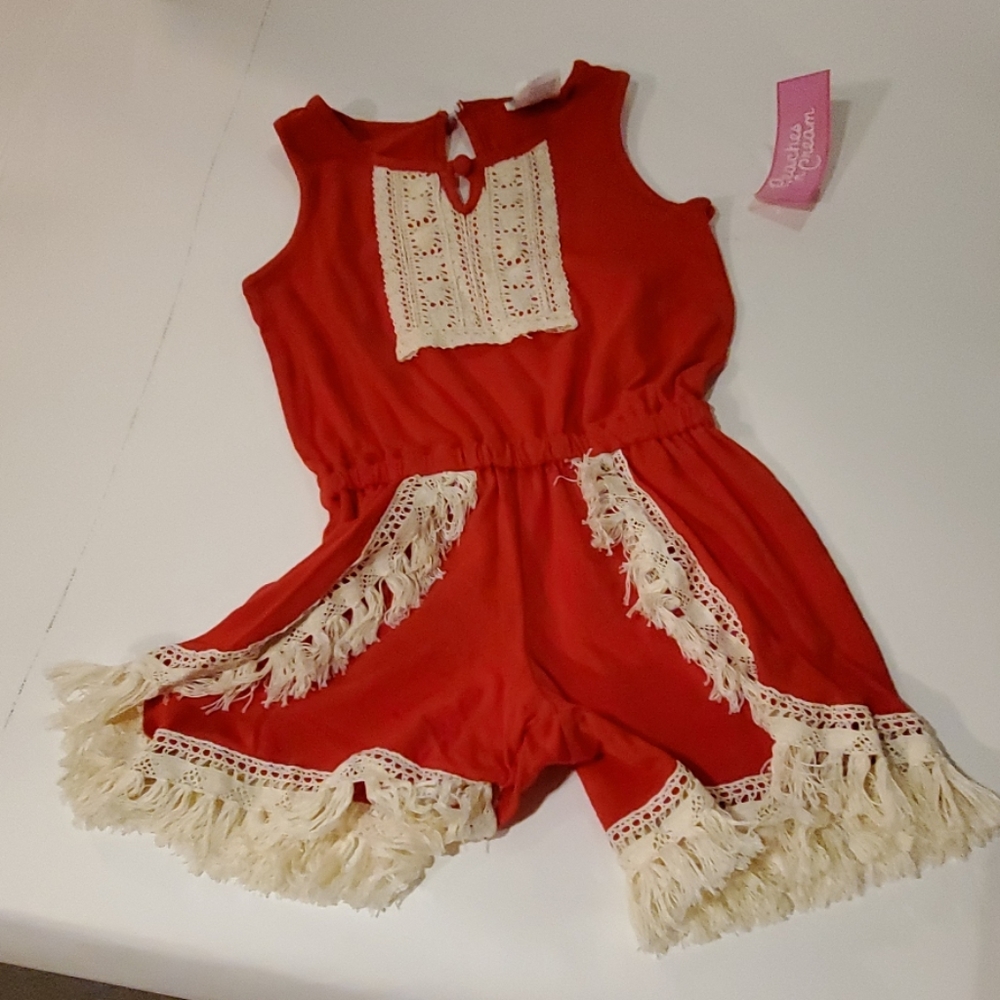 Cute one piece red outfit